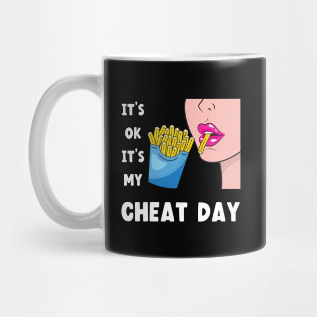 Its OK Its My Cheat Day by Cor Designs